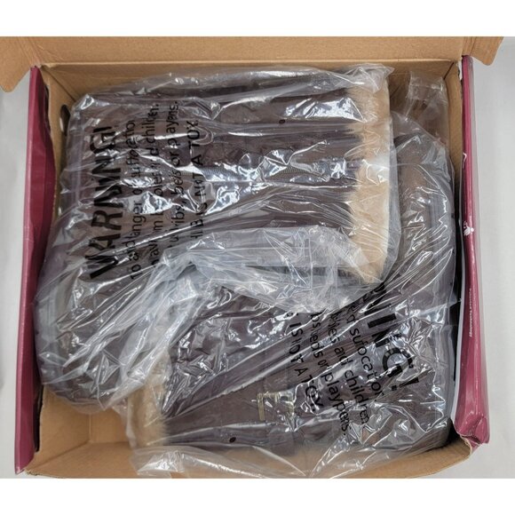 Tony Little Cheeks Fit Body Boots Brown Faux Fur Lined Zip Closure Womens 8 - Picture 10 of 12